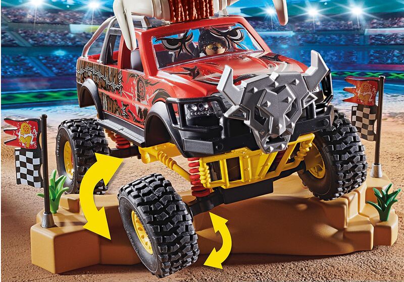 Playmobil  70549 espectáculo acrobático: camión monstruoso toro