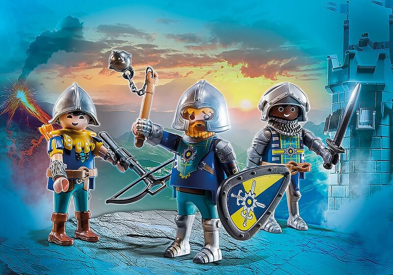 Playmobil - set 3 caballeros de novelmore