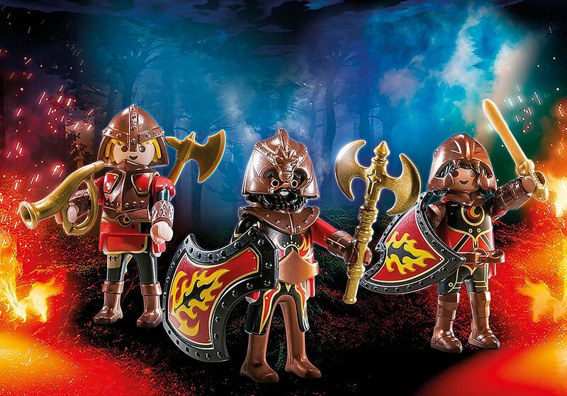 Playmobil - novelmore: set de 3 bandidos de burnham
