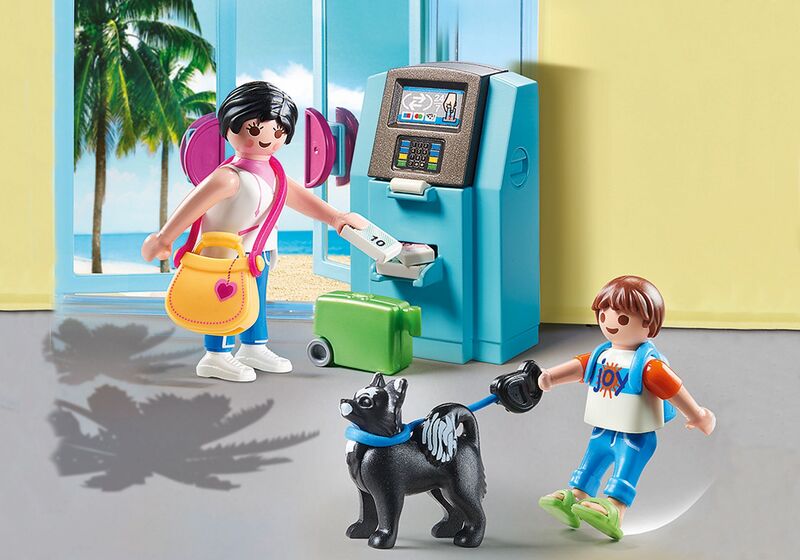 Playmobil  70439 turistas con cajero