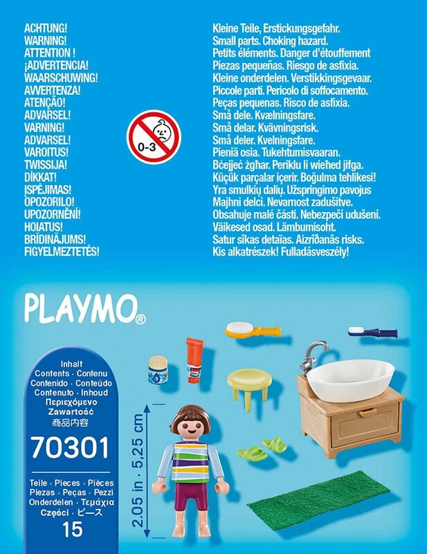 Playmobil 70301 nia con lavabo