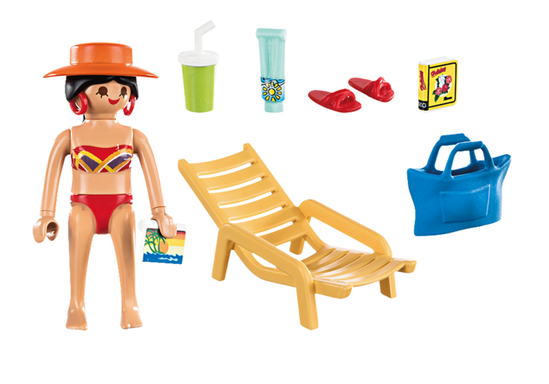 Playmobil - turista con hamaca