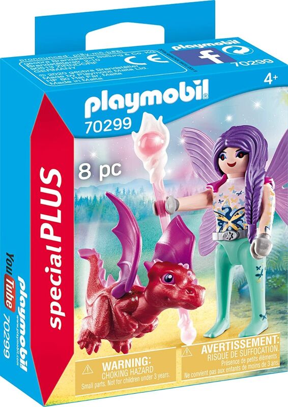 Playmobil - hada con bebé dragón Hover Image