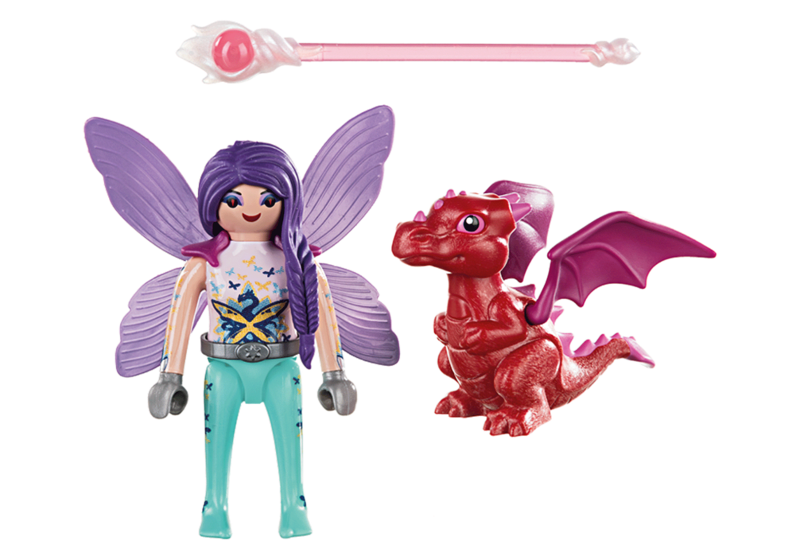 Playmobil - hada con bebé dragón