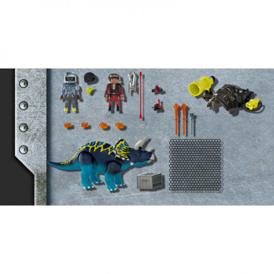 Playmobil  70627 triceratops: disturbios por las piedras legendarias