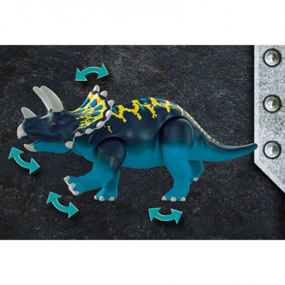 Playmobil  70627 triceratops: disturbios por las piedras legendarias