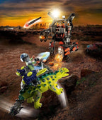 Playmobil - dino rise: saichania, defensa del luchador