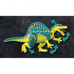 Playmobil - dino rise: spinosaurus, doble poder de defensa