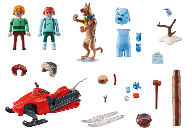 Playmobil 70706 scooby-doo! aventura con hombre de las nieves