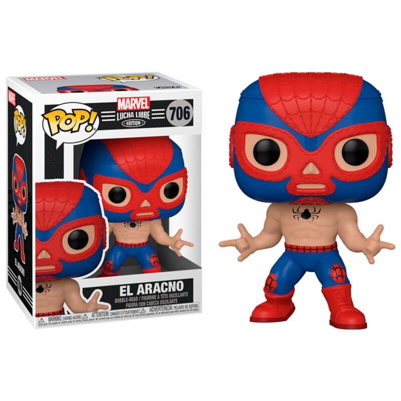 Funko pop! marvel: lucha libre - spider-man (el aracno)
