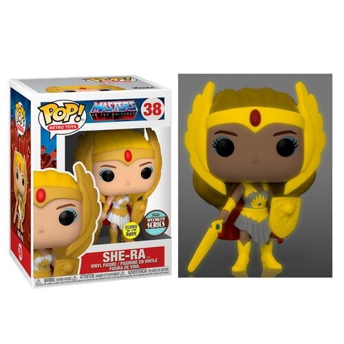 Funko pop! masters del universo - she-ra - (gitd) serie especial (unidad única - no admite devolución, ver fotos reales del producto)