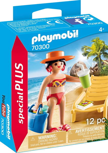 Playmobil - turista con hamaca Hover Image