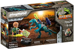 Playmobil - dino rise: tío rob, armamento de batalla