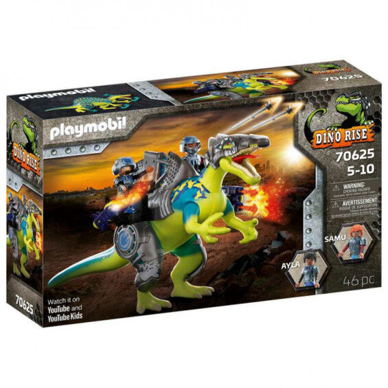 Playmobil  70625 spinosaurus: dual defense power