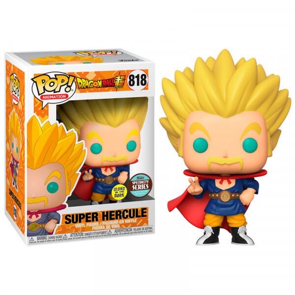 48280 funko pop! dragon ball super - super saiyan mr. satan (glow) - serie limitada
