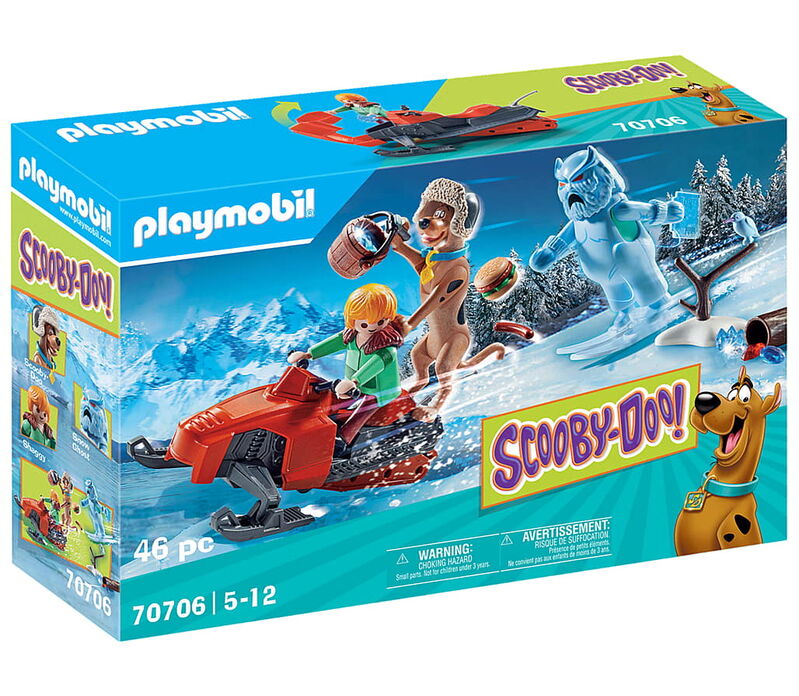 Playmobil 70706 scooby-doo! aventura con hombre de las nieves
