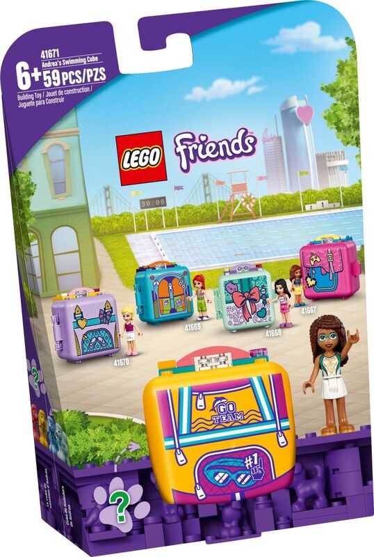 41671 cubo de nadadora de andrea lego  friends