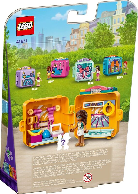 41671 cubo de nadadora de andrea lego  friends