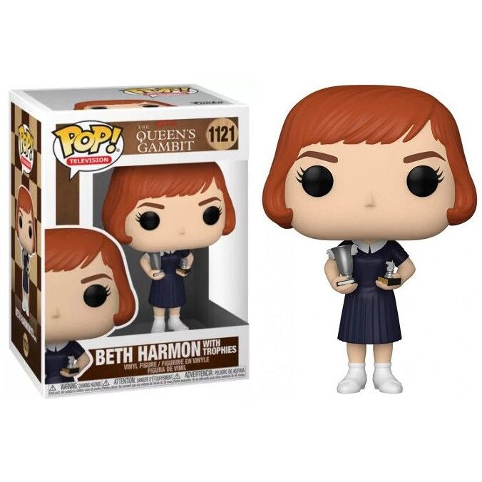 Funko pop! gambito de dama - beth harmon (trofeos)