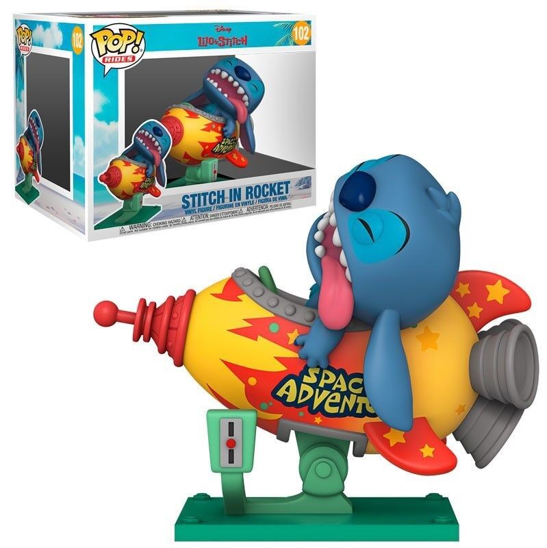Funko pop! rides lilo & stitch - stitch en cohete