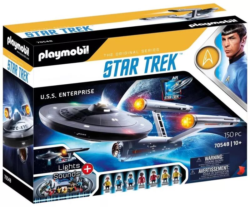 Playmobil - star trek: uss enterprise ncc-1701 exclusivo