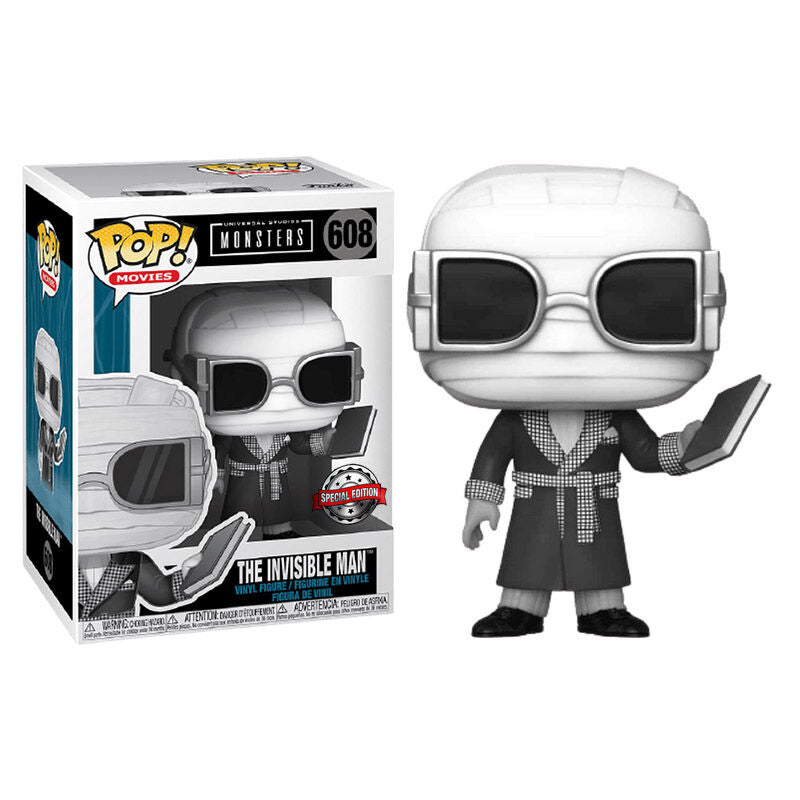 Funko pop! universal monsters - el hombre invisible exclusivo