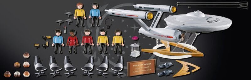 Playmobil - star trek: uss enterprise ncc-1701 exclusivo