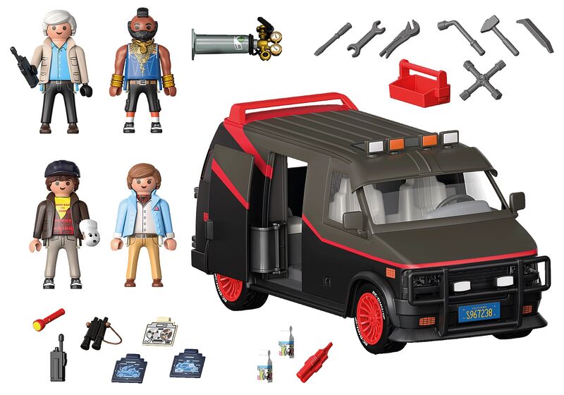 Playmobil furgón del equipo a - exclusivo