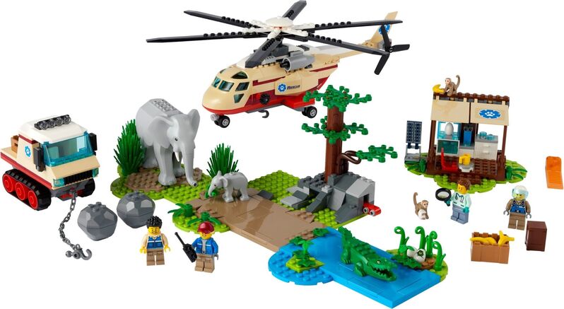 60302 wildlife rescue operation lego  city