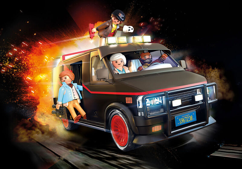 Playmobil furgón del equipo a - exclusivo