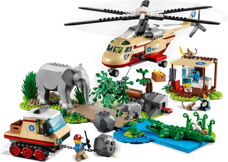 60302 wildlife rescue operation lego  city