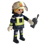 Bombera con walkie - playmobil 70149-4 sobre sorpresa serie 20 nias