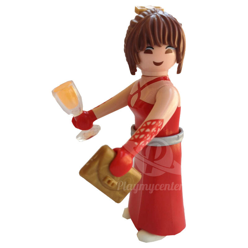 Chica de fiesta - playmobil 70149-7 sobre sorpresa serie 20 nias