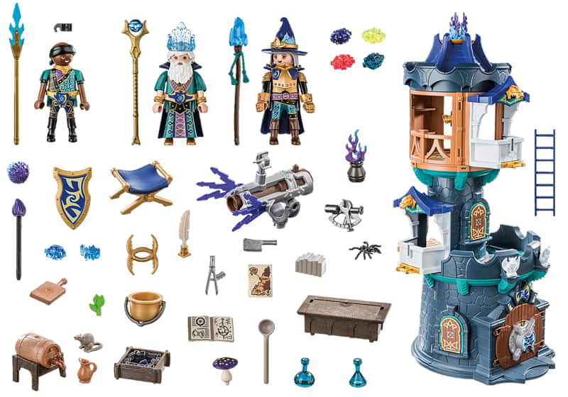 Playmobil - violet vale: torre del mago