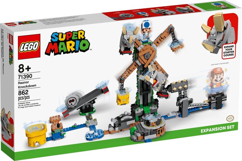 Lego super mario - set de expansión: derribo de los reznors