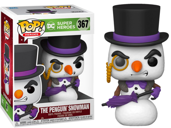 Funko pop! dc holiday - el pingino hombre de nieve exclusivo Hover Image