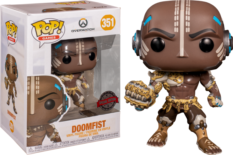 Funko pop! overwatch - leopard doomfist - exclusivo