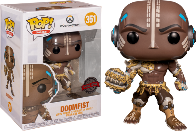 Funko pop! overwatch - leopard doomfist - exclusivo Hover Image