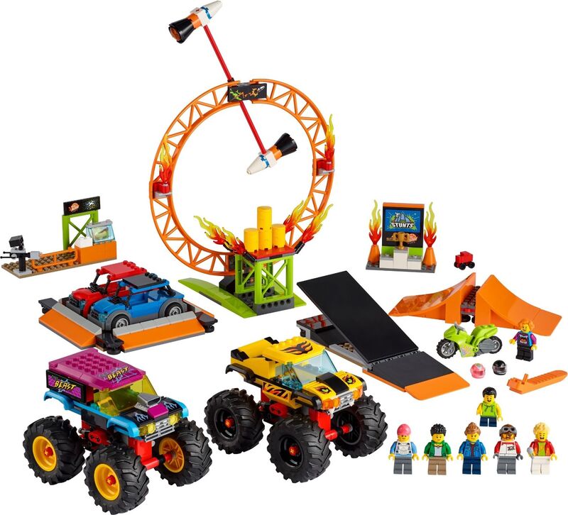 60295 stunt show arena lego  city