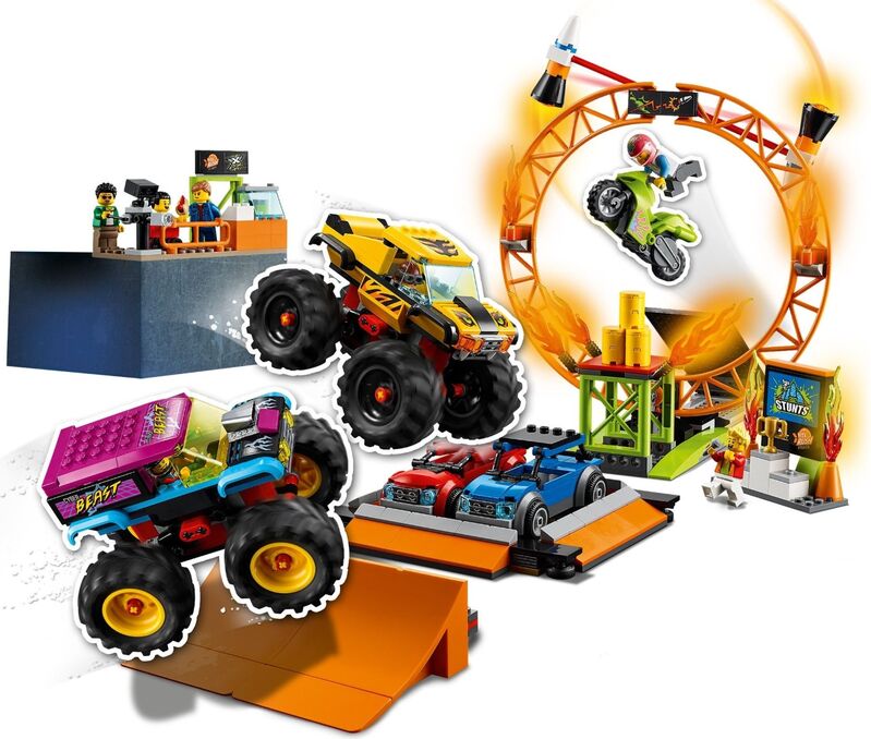 60295 stunt show arena lego  city