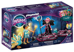 Playmobil Ayuma 70803 Hada Cristal y Hada Murciélago con animales del alma