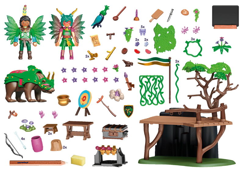 Playmobil Ayuma 70805 Campamento de Entrenamiento