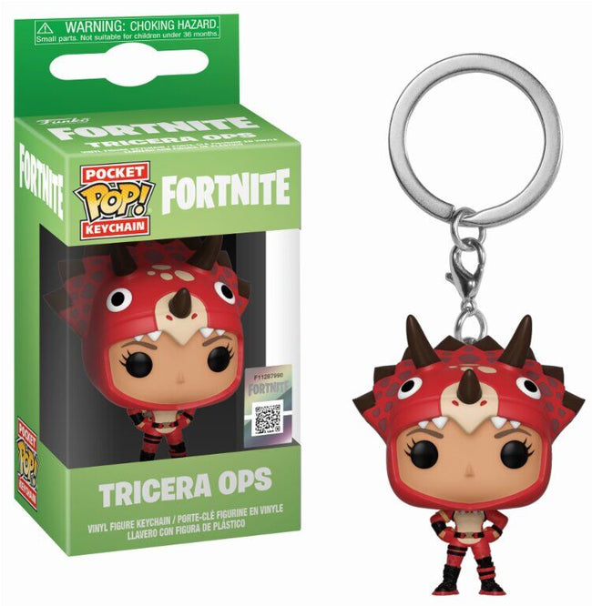 FK35716 Fortnite Pop! Keychain - Figura Tricera Ops Hover Image