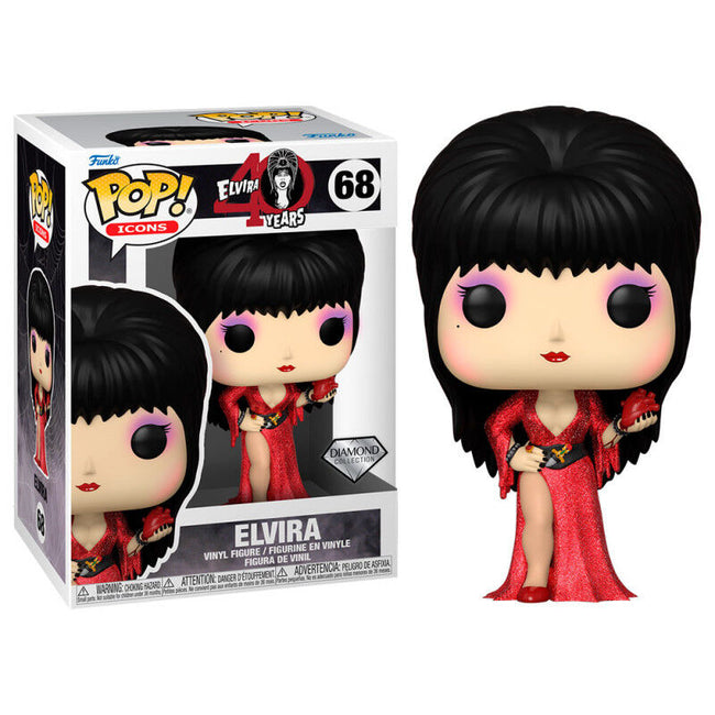 Funko pop! elvira 40 aos - elvira exclusivo diamante (diamond glitter) Hover Image