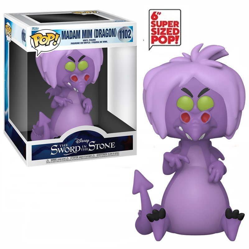 Funko pop! disney: merlín el encantador - madam mim (dragón) 15 cm