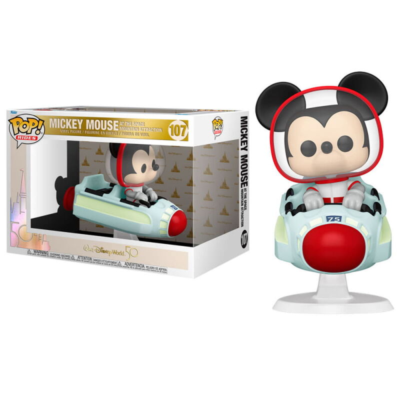Funko pop! rides disney world 50 aniversario - mickey (atracción space mountain)
