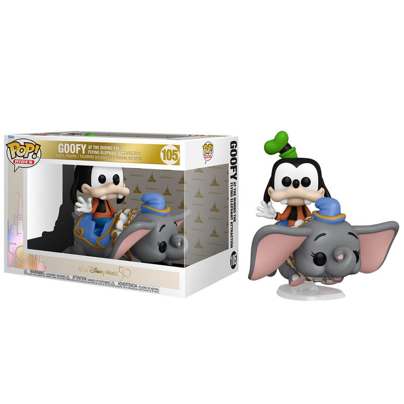 Funko pop! rides disney world 50 aniversario - goofy (atracción de dumbo)
