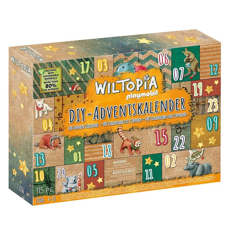 Playmobil wiltopia diy calendario de adviento