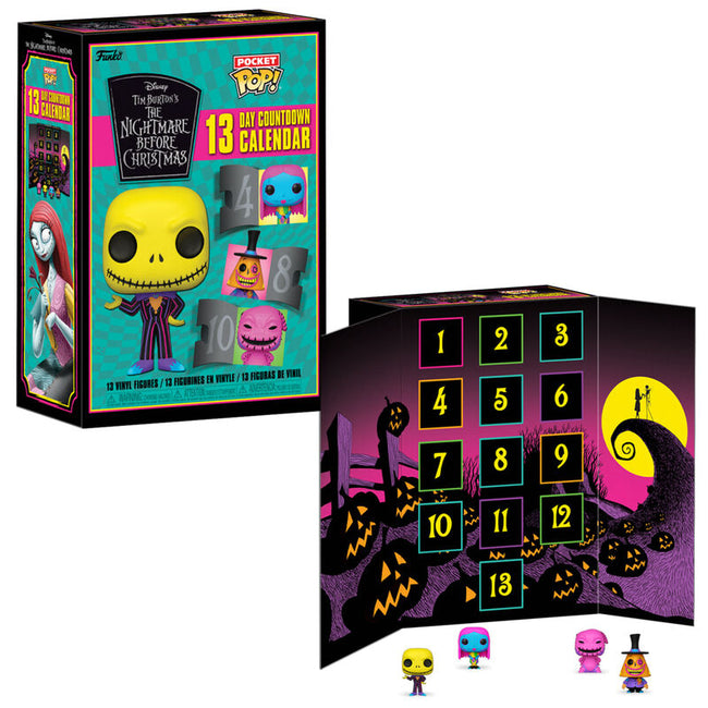 FUNKO Pocket POP! Pesadilla Antes de Navidad - Calendario de Adviento 13 Days Blacklight Main Image