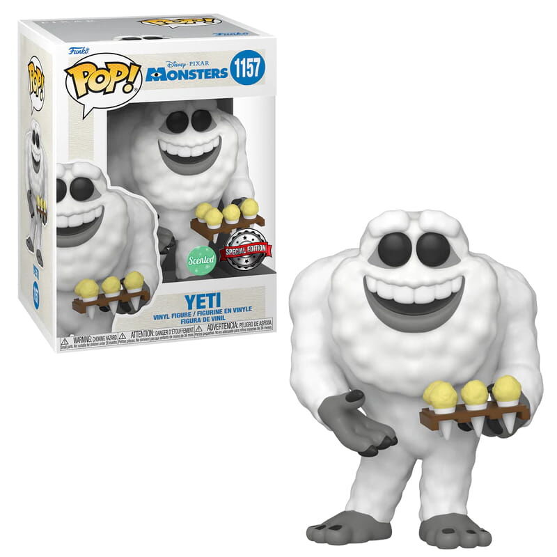 Funko pop! monstruos, s.a. - yeti (edición con olor a perfume) exclusivo